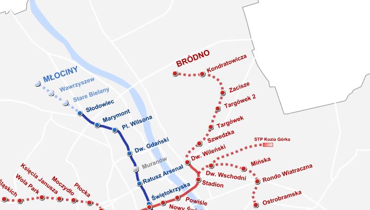 Rusza przetarg na budowę trzech stacji metra na Targówku