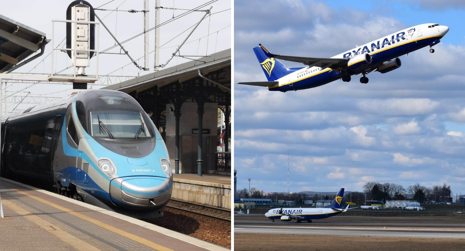 Samolotem z Gdańska do Krakowa taniej niż pendolino? Porównujemy oferty