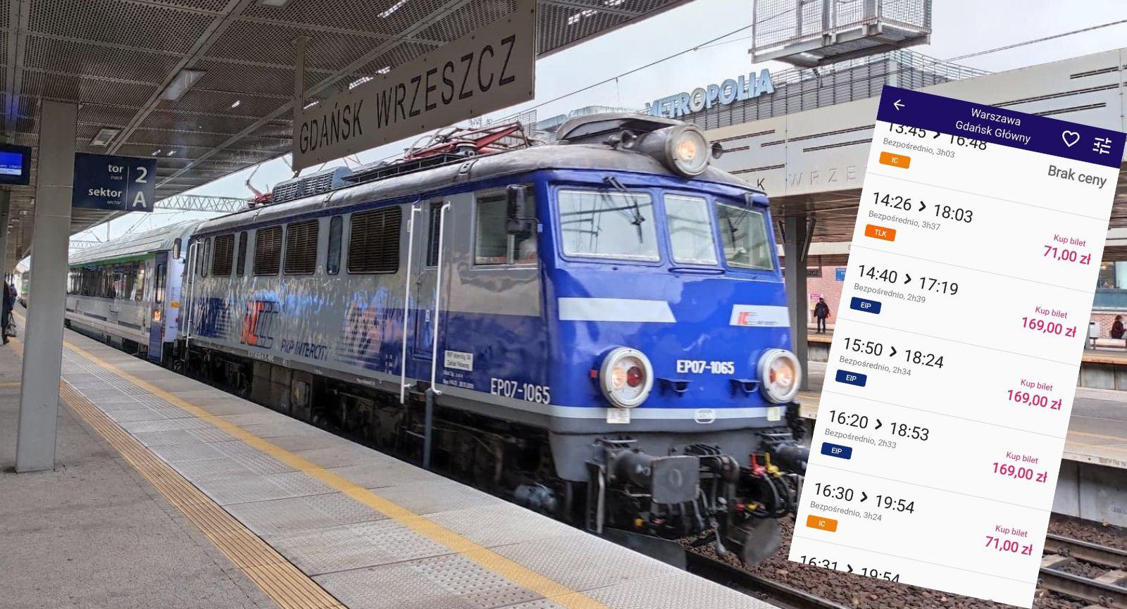 Bilety PKP Intercity dostępne w KOLEO