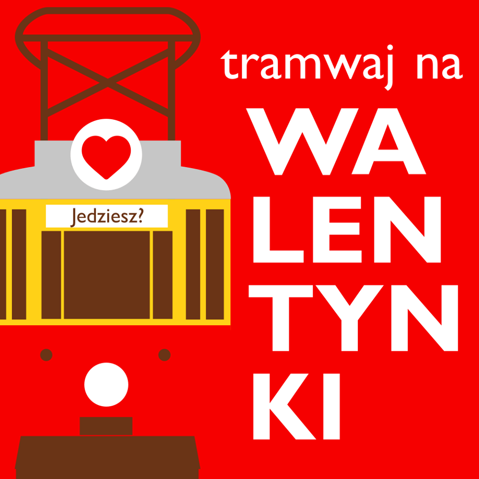 Walentynkowe tramwaje w Gdańsku, Warszawie i Katowicach