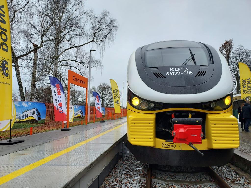 Po ponad 20 latach Chocianów wraca na kolejową mapę