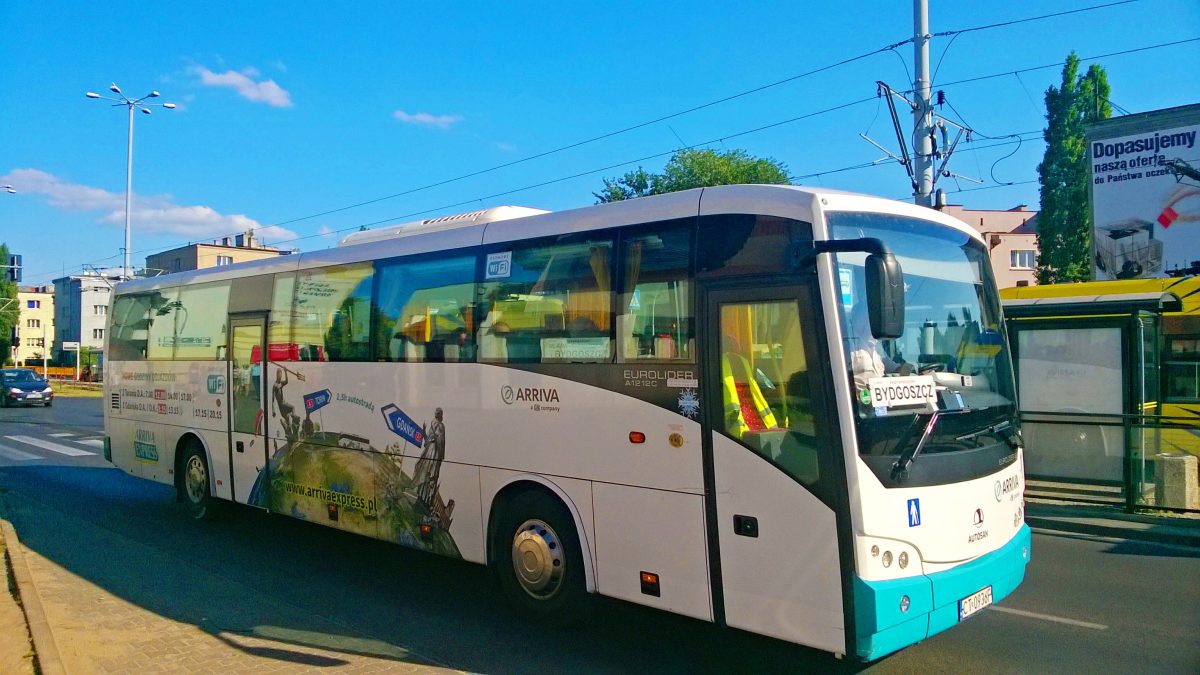Arriva uruchamia bezpłatny autobus na bydgoskie lotnisko