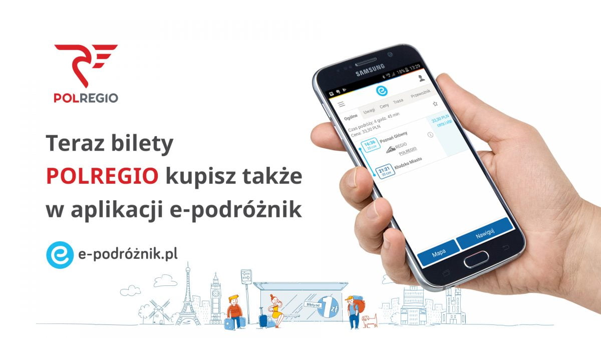 Bilety Polregio dostępne w kolejnej aplikacji mobilnej