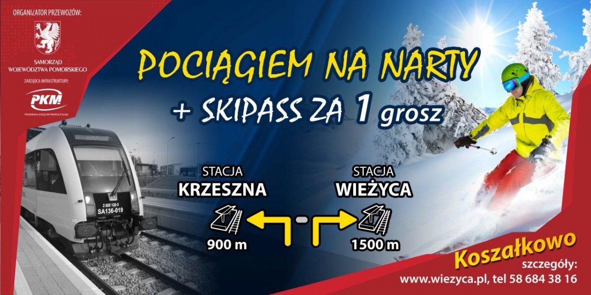 Zimowa współpraca trójmiejskiej SKM z ośrodkami narciarskimi